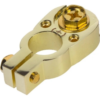 Zlacená svorka (+) pólu baterie (2 in) 2x8,5 mm2