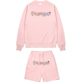 Image 1 of Money Vice Crew Twin Set - Rose Pink