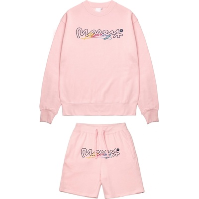 Money Vice Crew Twin Set - Rose Pink