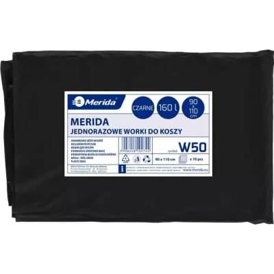 Merida WKC401 Pytle LDPE 40µm 160 l 10ks černé