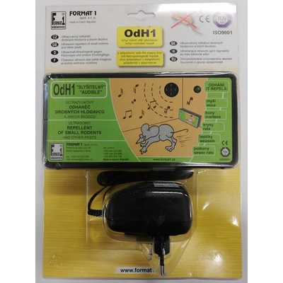 ODM Akustický odpudzovač drobných hlodavcov a iných škodcov s adaptérom