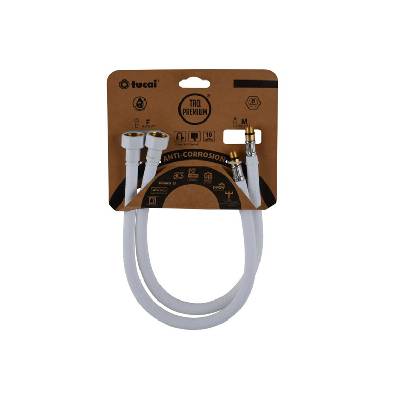 МЕКА ВРЪЗКА grifacb premium white 50 М10х1 Г3/8 БЯЛ МАТ 2бр К-Т (209981)