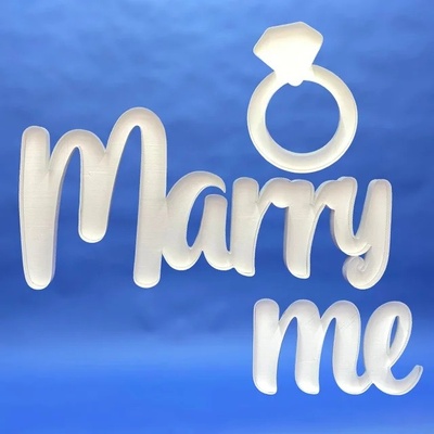 Nikoloon Šablóna na balóny Marry me