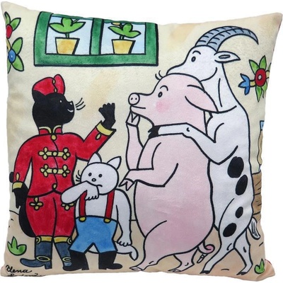 Moravská ústředna Polštář kocour Mikeš Cirkus 30x30