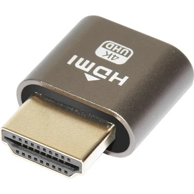 Makki Конектор Makki Mining HDMI Dummy Plug, емулира включен 4K монитор, за добив на криптовалути (MAKKI-HDMI-DUMMY-4K-v1)