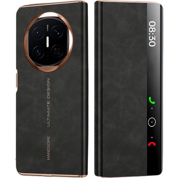 Huawei Кожен Флип Калъф за Huawei Mate X7 - Smart View Прозорец, Магнитно затваряне, 360° Защита, Авт. Вкл. /Изкл. , Вкл. Протектор (6 Цвята)