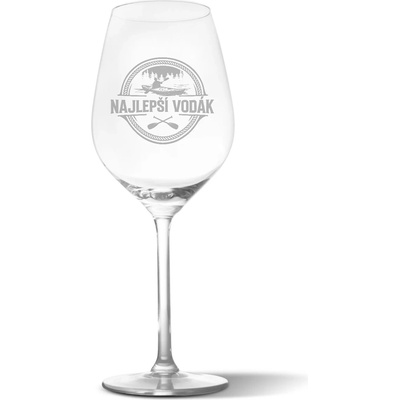 Sablio Pohár na víno Najlepší vodák 490 ml