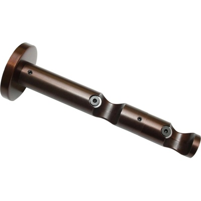 Gardinia Dvojitý kombinovaný nosník Chicago otvorený 8 / 6 cm bronz