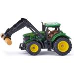 SIKU Метална играчка Siku - Трактор с щипки John Deere, зелен (1540) - ozone