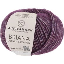 Austermann BRIANA Alpaca & Cotton - 51% alpaka, 49% bavlna - Ručně pletací příze Barva: 005 BROMBEER