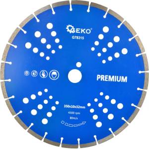GEKO Диамантен диск PREMIUM 350x10x25, 4 мм 15575 (G78315)