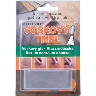 Kittfort Voskový tmel 12 g sivá