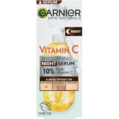 Garnier Vitamin C Brightening Night Serum - нощен серум за лице