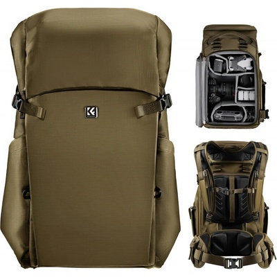 K & F Concept Star Wander 04 Camera Backpack 30 l Khaki