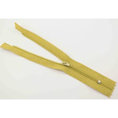 Nedeliteľný jemný plastový špirálový zips (veľkosť číslo 3) rôzne farby - dĺžka 12 cm - 60 cm 16 cm Zeleno žltá