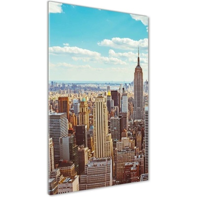 Vertikálny foto obraz sklenený New York 50x100 cm