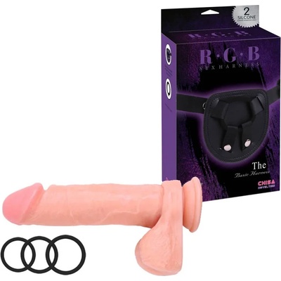 Пенис колан за жени с дилдо 21, 5см. - Kyle Korver Strap-On (CHISA00181)