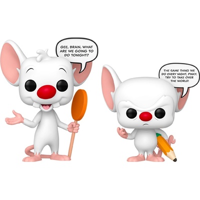 Funko Комплект фигури Funko POP! Animation: Pinky & The Brain - Pinky & The Brain (Glows in The Dark) (Special Edition) (106166)