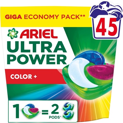 Ariel Ultra Power Color+ prací kapsuly 45 PD