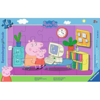 Ravensburger - Puzzle Prasiatko Peppa 15 dielikov II - 1 - 39 piese