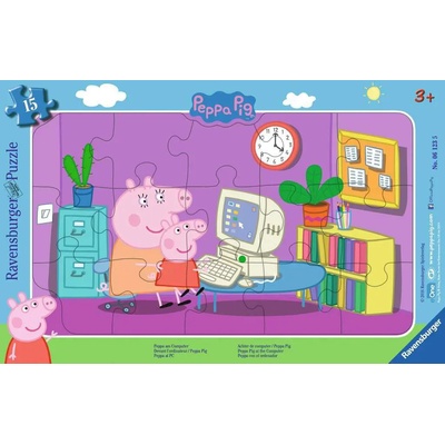 Ravensburger - Puzzle Prasiatko Peppa 15 dielikov II - 1 - 39 piese