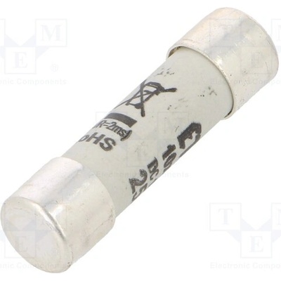 ETI POLAM 002625139 Pojistka: tavná; kulatý; 25A; 1000VDC; gPV; 10,3x38mm