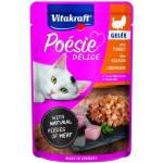 Vitakraft Poesie пауч за котки с пуешко истински парченца месо в желе 85gr