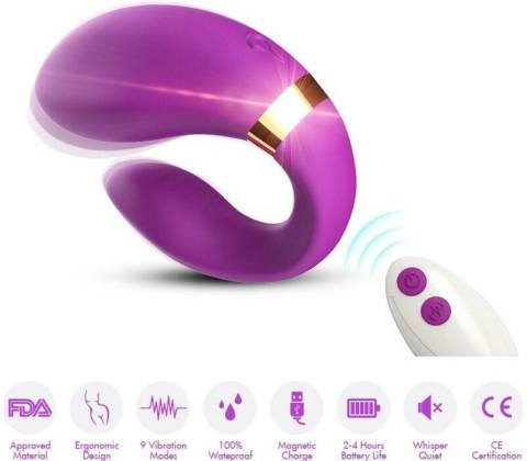 Armony Crescent For Couples Remote Control Purple