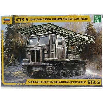 Zvezda Truck Ztz-5 Ct3-5 Cingolato Soviet Artillery Tractor Military Katuusha 1944 1:35 /