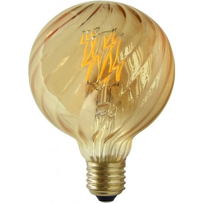Polux 7516 LED žiarovka E27 G95 4W 38W 450lm 2700K Warm Polux Vintage Amber Dekoratívna