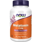 NOW NOW Melatonin 3mg, 180 Veg Capsules