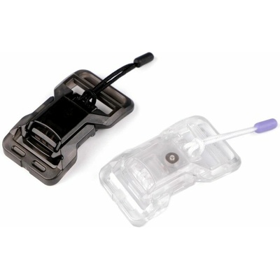 Magnetická plastová spona šíře 20 mm transparent 1 pár