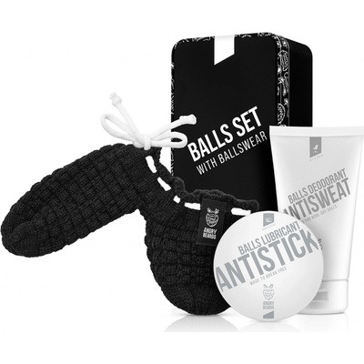 Angry Beards Komplexní péče o kule + kulesvetr dárková sada Antistick 55 g + Antisweat 75 ml + Kulesvetr dárková sada – Hledejceny.cz