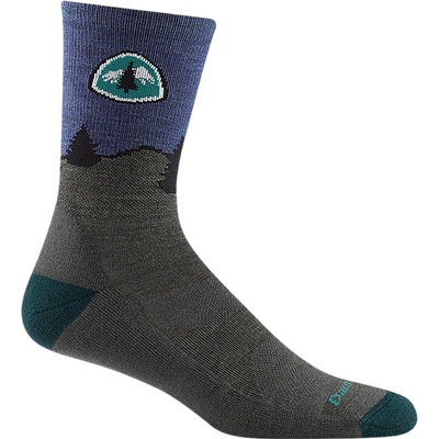 Darn Tough ponožky pánske Micro Crew Lightweight with cushion PCT forest