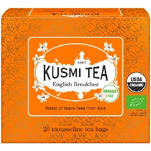 Kusmi Tea Черен чай English Breakfast в муселинови торбички 20 бр (21647A1120)