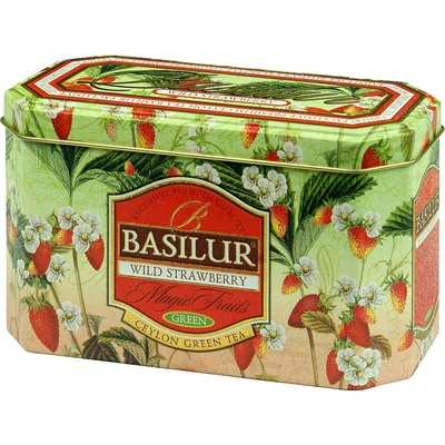Basilur Magic Fruit Wild Strawberry plech 20 x 1,5 g
