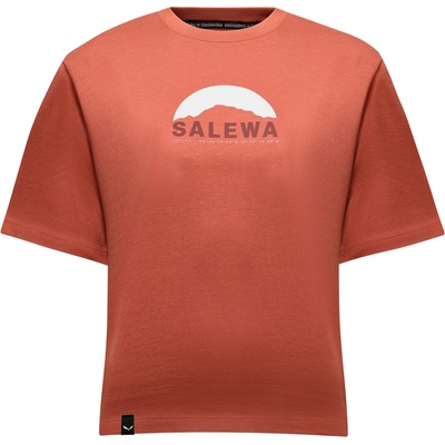 Salewa Дамска тениска Salewa Women's Eagle Sunrise T-Shirt S/S T-shirt - Etruscan Red - размер 36 (EU) (916-7393-0113)