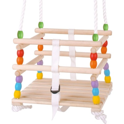 Bigjigs Toys dřevěná korálková houpačka DD:BJ771 – Zboží Dáma
