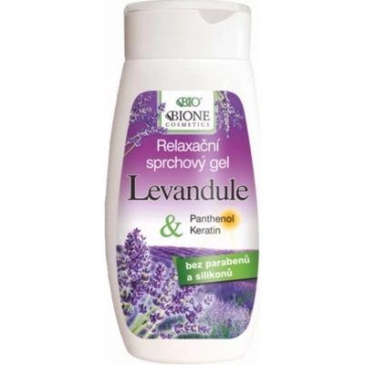 Drogerex BC Bione Cosmetics sprchový gél Levanduľa & Panthenol a Keratín 260 ml