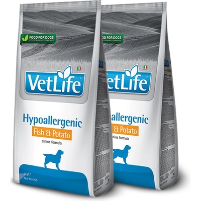 FARMINA Vet Life Хипоалергенна Риба и Картофи За Кучета 2 x 12 кг