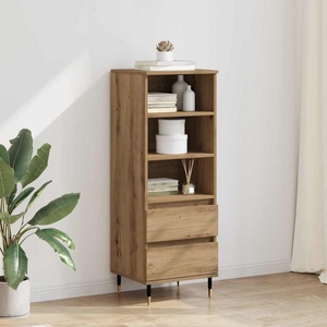 vidaXL Висок шкаф Дъб 40 x 36 x 110 см Инженерна дървесина (882733)