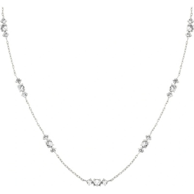 Rosefield Elegantný oceľový náhrdelník s kryštálmi JNTCS-J1016