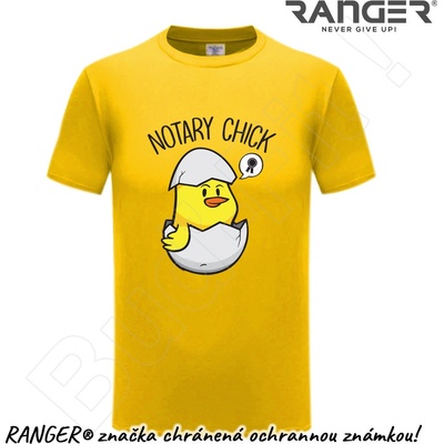 Ranger tričko motív Notary Chick žltá