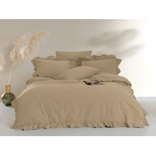 Limasso bavlna obliečky Stonewashed béžová 160X200 2x70X80