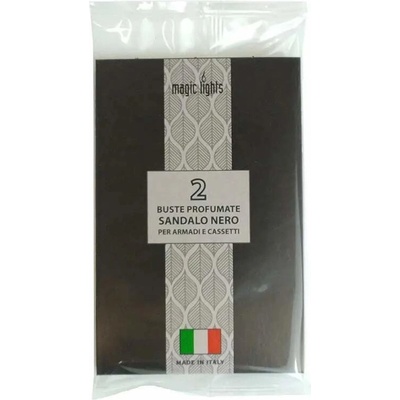 Magic Lights Sandalo Nero Osviežovač vzduchu do skrine a interiéru 2 vrecká