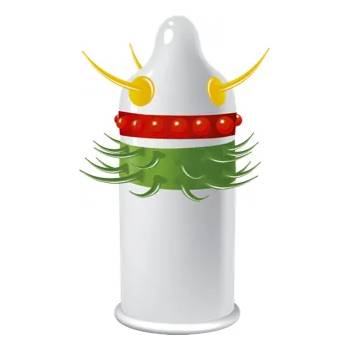 Image 1 of EGZO Jolly Roger Stimulating Condom 1 pc