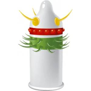 EGZO Jolly Roger Stimulating Condom 1 pc