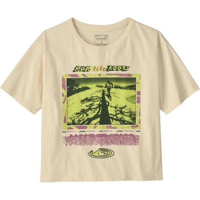 Dámske tričko Patagonia RUN LIKE ROOTS EASY CUT T SHIRT béžová