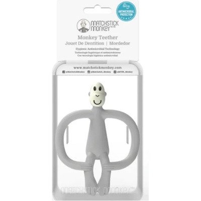Matchstick Monkey a zubná kefka bez chvosta Cool Grey