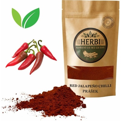 Herbi Red jalapeño chilli prášok 25 g